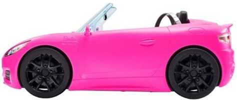 Giocattolo Barbie - Cabrio Veicolo Decapottabile Rosa a Due Posti con Ruote Funzionanti e Dettagli Realistici Barbie