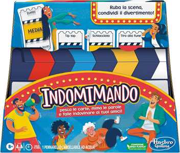 Giocattolo Indomimando (Gioco in scatola, Hasbro Gaming, nuova versione in italiano) gioco dei mimi per famiglie Hasbro Gaming