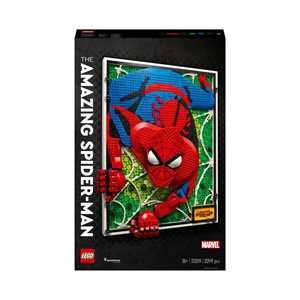 Giocattolo LEGO ART 31209 The Amazing Spider-Man Canvas 3D Costruibile Regalo per Adolescenti e Adulti Fan dei Fumetti e dei Supereroi LEGO