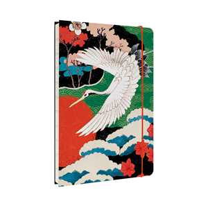 Cartoleria Quaderno Rilegatura Artigianale  A5 Japanese Crane Kokonotes Kokonote