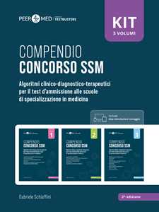 Libro Peer4Med. Kit Compendi Concorso SSM Gabriele Schiaffini